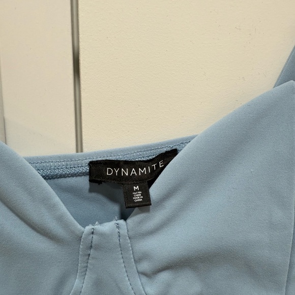 Dynamite Addie Sculpt Corset Bodysuit Blue - Picture 5 of 6